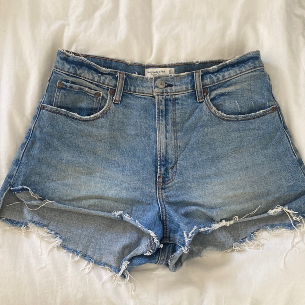 Abercrombie High Rise Cutoff Shorts